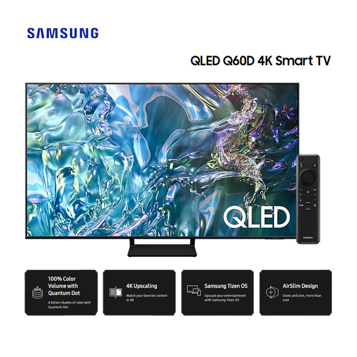 Samsung Smart TV QLED 4K Q60D 75 Inch - 75Q60D | 75 Q60D